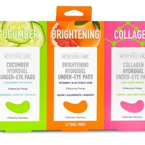 Assorted Hydrogel Under-eye Pads- 12 Pairs